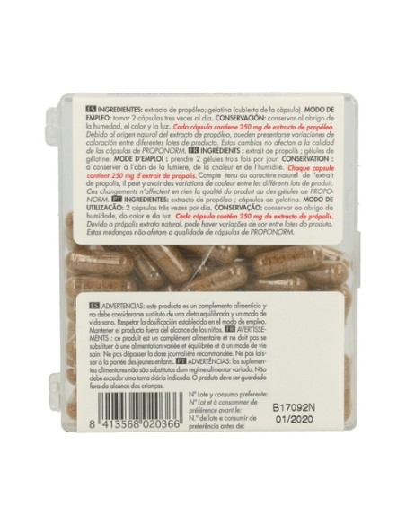 Aprolis Proponorm 60 cápsulas (250ml) Intersa