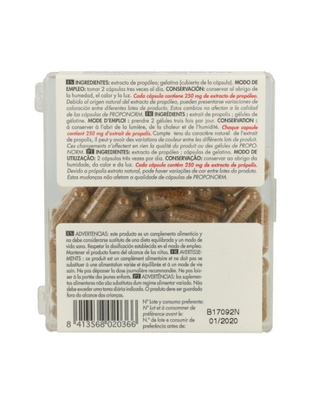 Aprolis Proponorm 60 cápsulas (250ml) Intersa