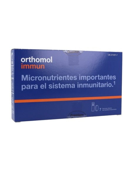 Immun 7 ampollas + 14 comprimidos Orthomol
