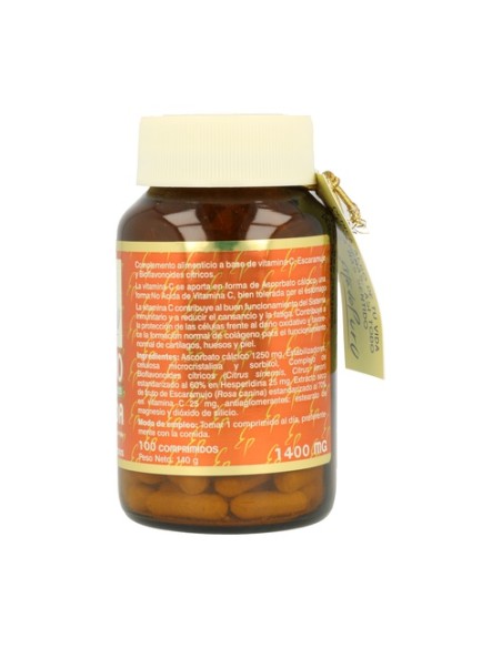 Vitamina C-1000 (no ácida) 100 comprimidos de 1400mg Estado Puro