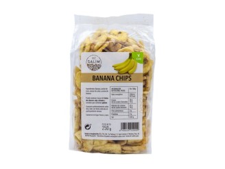 Banana chips deshidratada