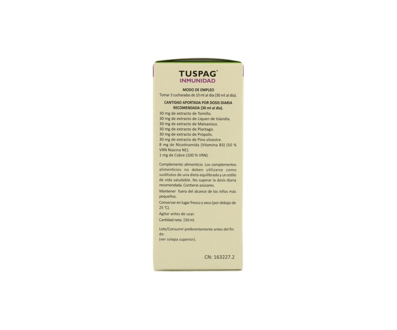 Tuspag Inmunidad 150 ml Heliosar
