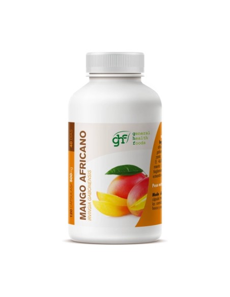 Mango africano control del apetito 120 cápsulas de 500mg GHF