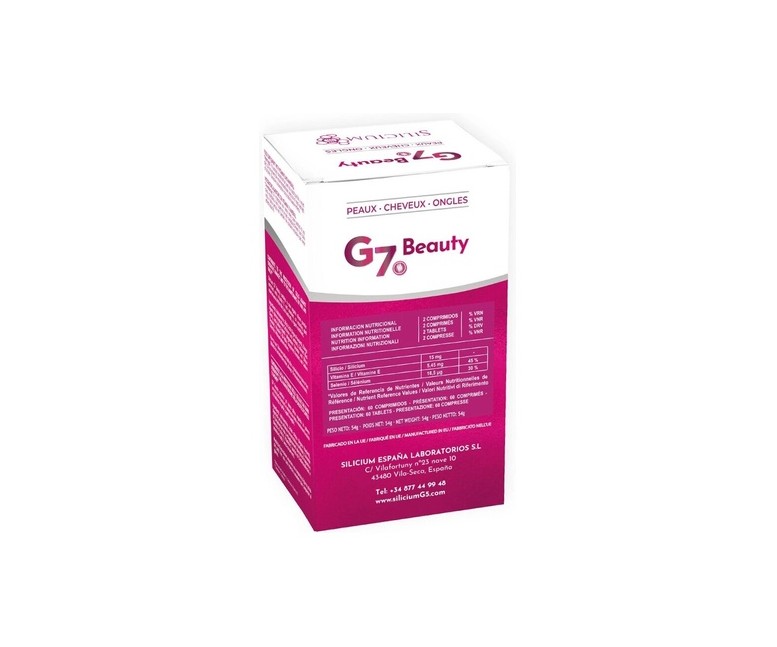 Silicium G7 Beauty 60 comprimidos Silicium España
