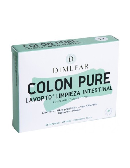Colon Pure Lavopto 30 cápsulas Dimefar