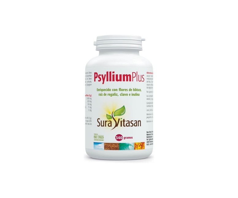 Psyllium Plus Enriquecido con Fos 340 g Sura Vitasan