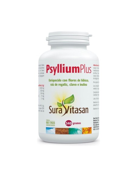 Psyllium Plus Enriquecido con Fos 340 g Sura Vitasan