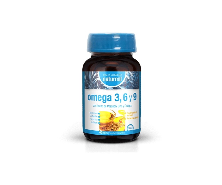 Omega 3, 6 y 9 60 perlas Naturmil