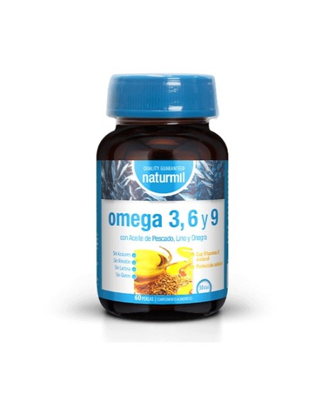 Omega 3, 6 y 9 60 perlas Naturmil