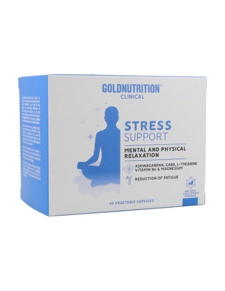 Stress support 60 cápsulas vegetales Gold Nutrition
