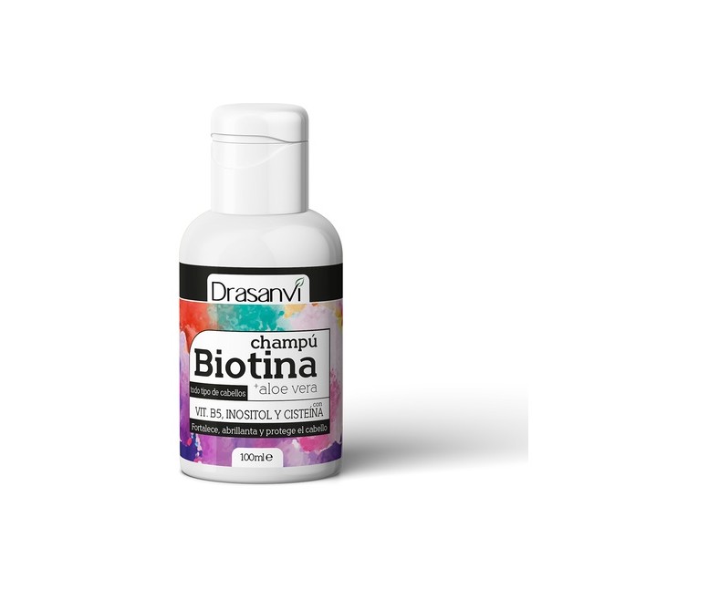 Champú Biotina y Aloe Vera 100 ml Drasanvi