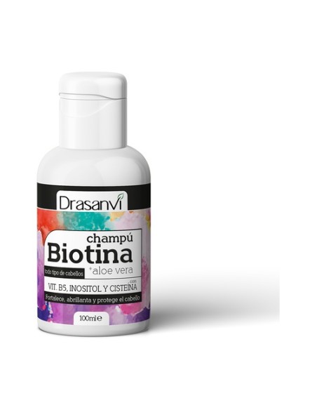 Champú Biotina y Aloe Vera 100 ml Drasanvi
