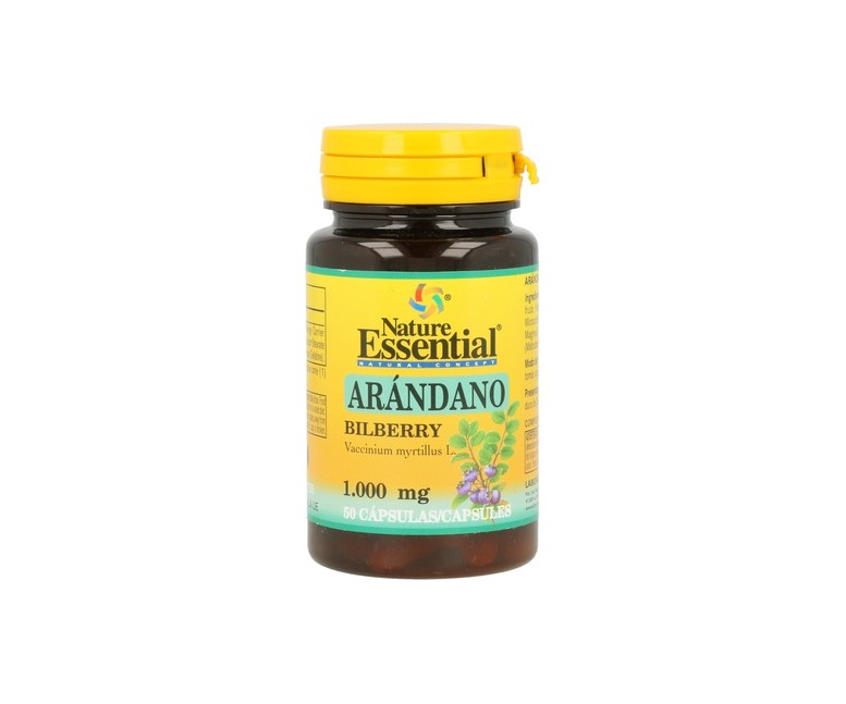 Arándano 50 cápsulas de 1000mg Nature essential