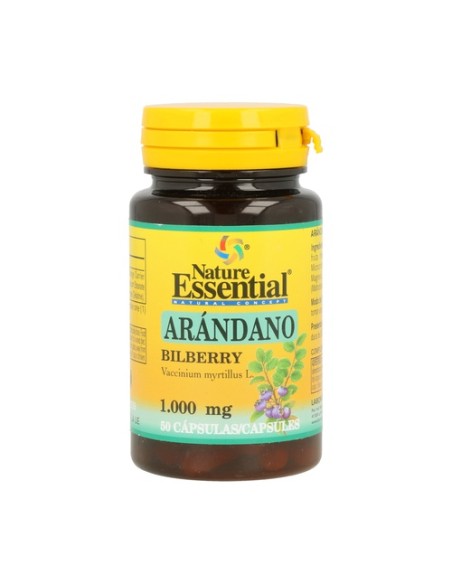 Arándano 50 cápsulas de 1000mg Nature essential