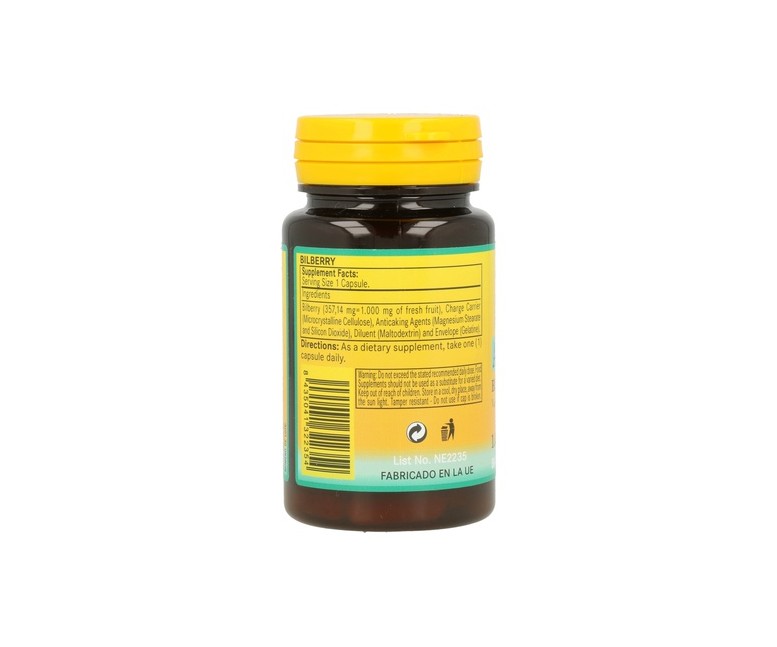 Arándano 50 cápsulas de 1000mg Nature essential