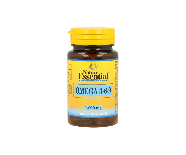 Omega 3-6-9 30 perlas de 1000mg Nature Essential