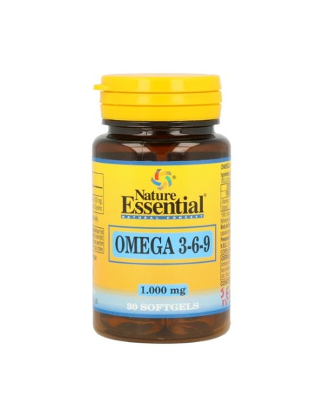 Omega 3-6-9 30 perlas de 1000mg Nature Essential