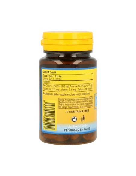 Omega 3-6-9 30 perlas de 1000mg Nature Essential