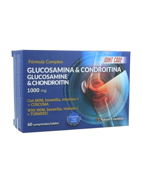 Glucosamina+Condroitina+Msm 60 comprimidos de 1000mg Nature Essential