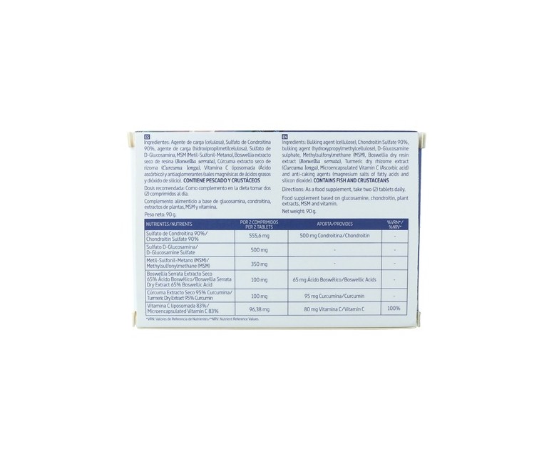Glucosamina+Condroitina+Msm 60 comprimidos de 1000mg Nature Essential