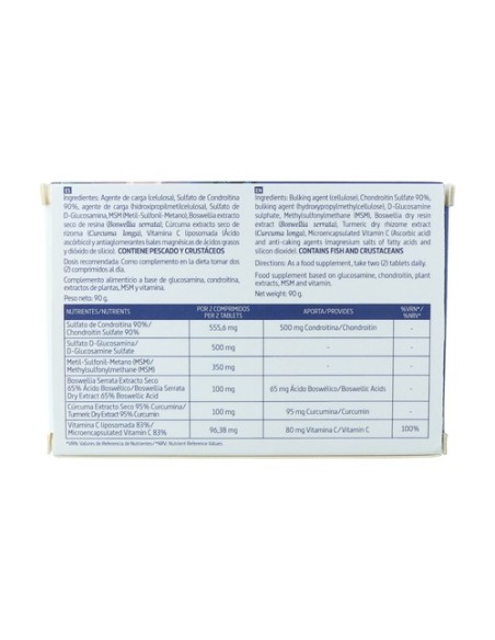 Glucosamina+Condroitina+Msm 60 comprimidos de 1000mg Nature Essential