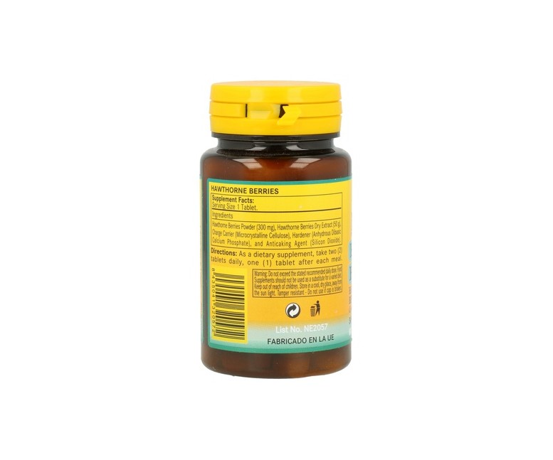 Espino Blanco 60 comprimidos de 500mg Nature essential