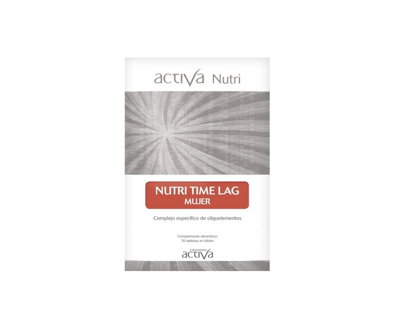 Nutri time lag mujer 70 cápsulas vegetales Activa