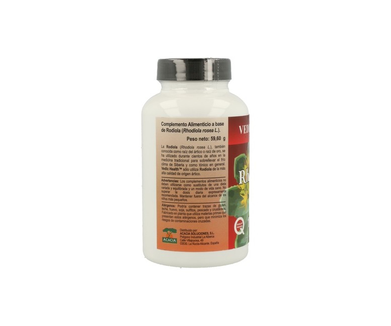 Rhodiola Ext. Estandarizado 100 cápsulas Vedic Health
