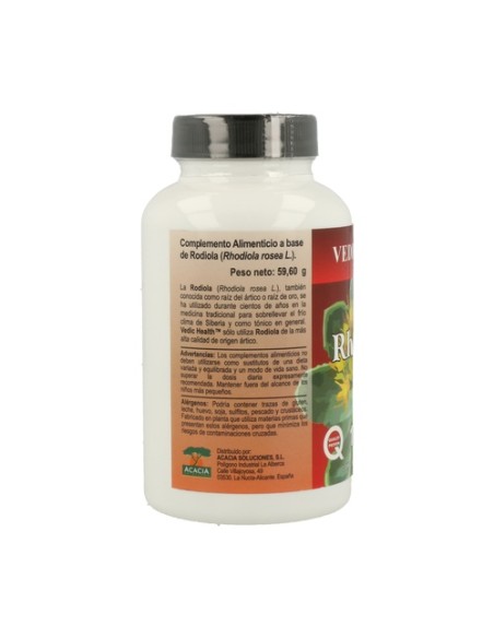 Rhodiola Ext. Estandarizado 100 cápsulas Vedic Health