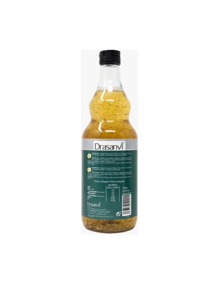 Vinagre manzana sin filtrar bio keto 750 ml de aceite Drasanvi
