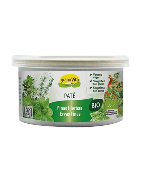 Paté finas hierbas girasol bio 125 g Granovita