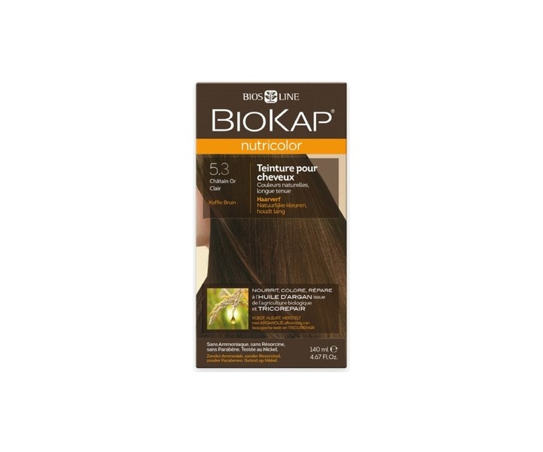 Color de pelo 5.3 Castaño dorado claro 140 ml Biokap