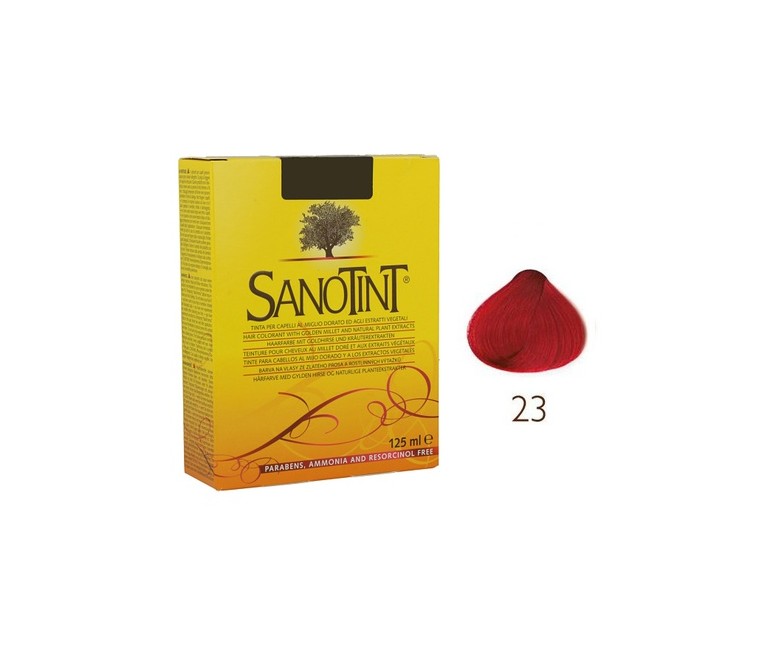 Tinte 23 Grosella 125 ml (Rojo) Sanotint