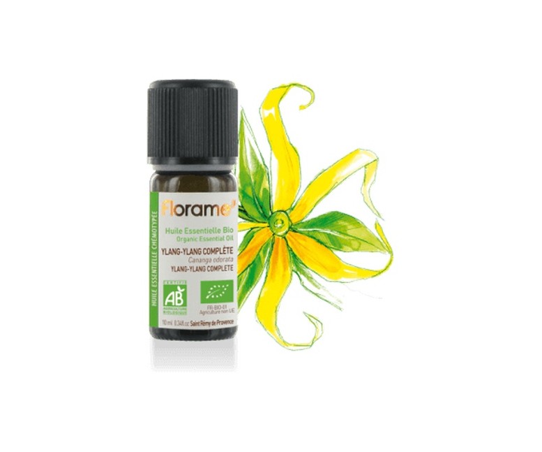 Aceite esencial de Ylang Ylang completo 10 ml de aceite esencial Florame