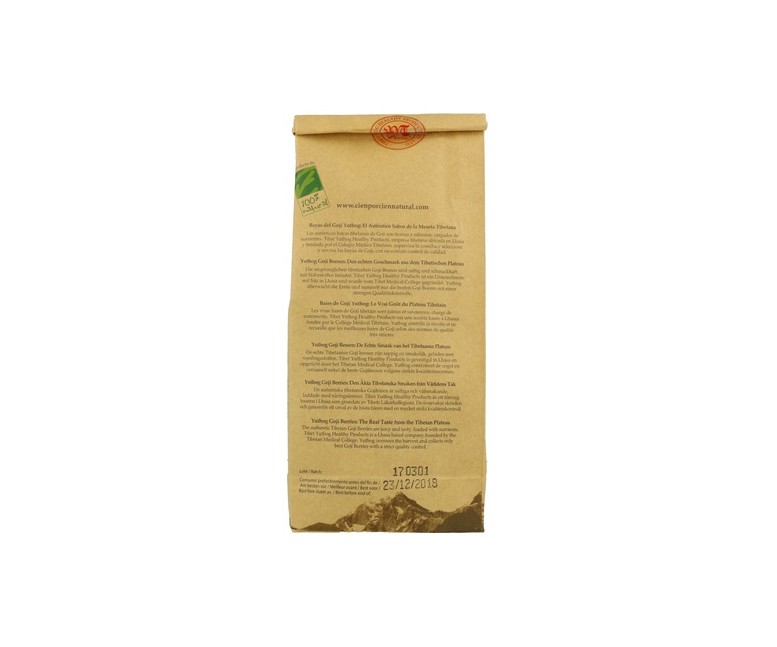 Bayas de Goji Yuthog 250 g 100% Natural