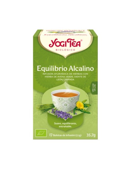 Infusión ayurvédica Equilibrio Alcalino 17 bolsitas infusoras de 2.1g Yogi Tea