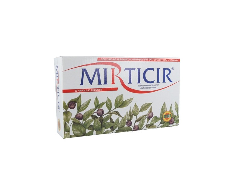 Mirticir (circulación) 20 ampollas Robis