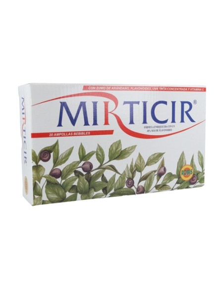 Mirticir (circulación) 20 ampollas Robis