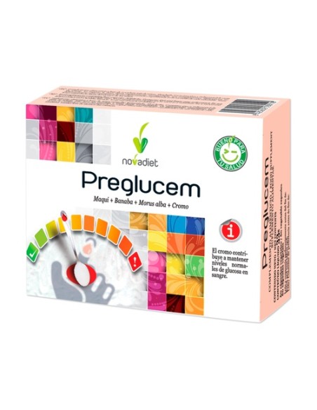 Preglucem 60 cápsulas vegetales Nova Diet