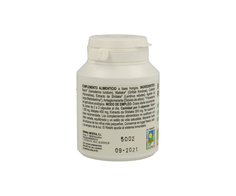 Super Reishi Plus Eco 90 cápsulas Integralia