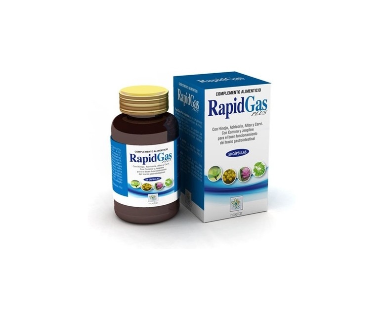 Rapidgas Plus 50 cápsulas Noefar