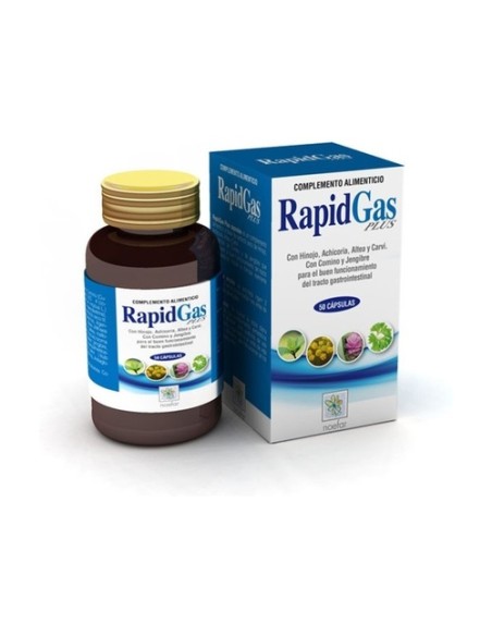 Rapidgas Plus 50 cápsulas Noefar