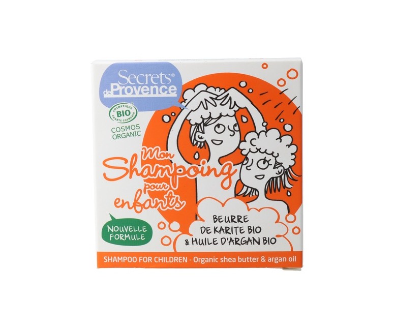 Champú sólido para niños 1 unidad de 85g Secrets de Provence