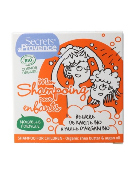 Champú sólido para niños 1 unidad de 85g Secrets de Provence