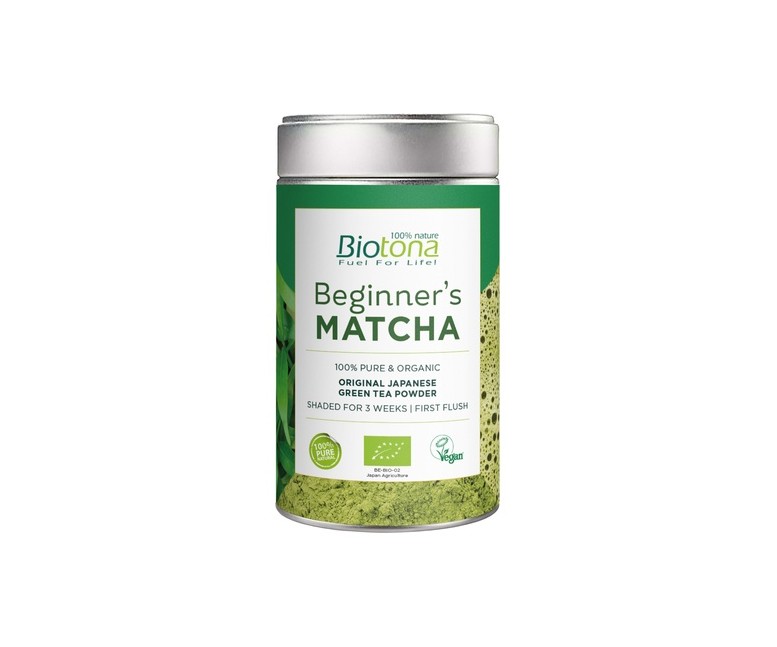 Begginers matcha té verde 80 g de polvo (Matcha) Biotona