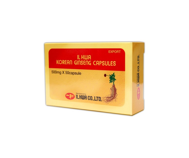 Ginseng coreano 50 cápsulas de 612mg IL HWA