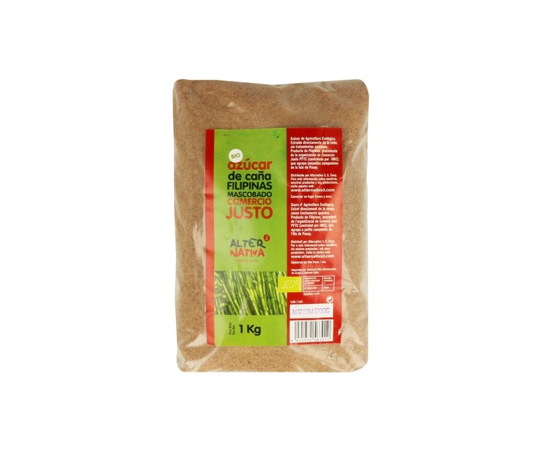Azúcar De Caña Mascobado Bio 1 kg Alternativa3