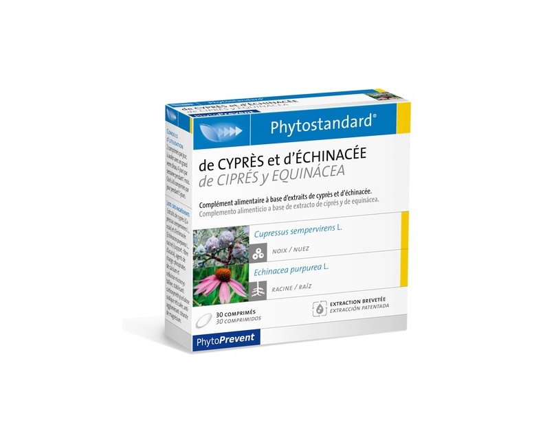 Phytostandard Ciprés y Echinacea 30 comprimidos Pileje