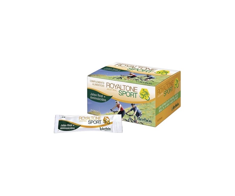 Royaltone sport jalea real + aminoácidos 20 sticks de 10ml Derbós