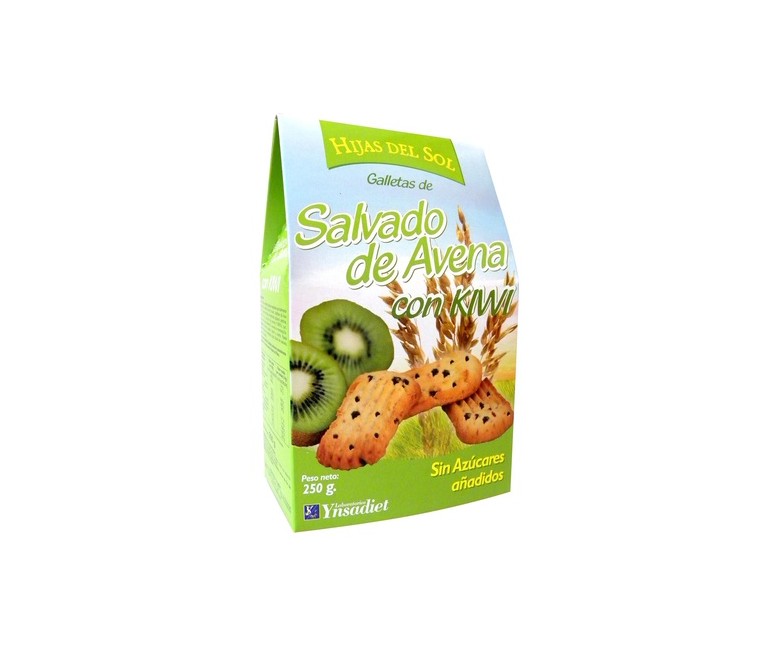 Galletas Salvado de Avena con Kiwi 250 g Hijas del Sol
